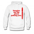 Men's Imagine: Big Red Pen is Hoodie