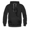 Men's Lacrosse Player Typography Hoodie