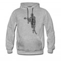 Men's Lacrosse Player Typography Hoodie