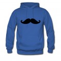 Men's Movember Moustache Hoodie