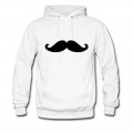 Men's Movember Moustache Hoodie