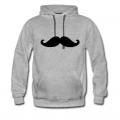 Men's Movember Moustache Hoodie