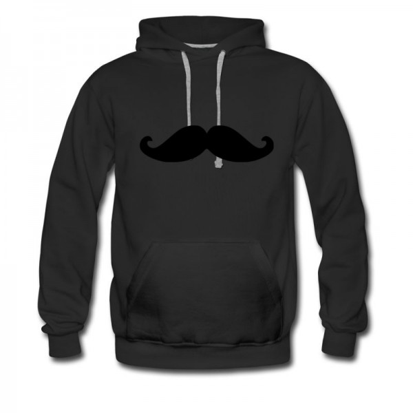 Men's Movember Moustache Hoodie