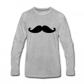 Men's Movember Moustache Long T-Shirt