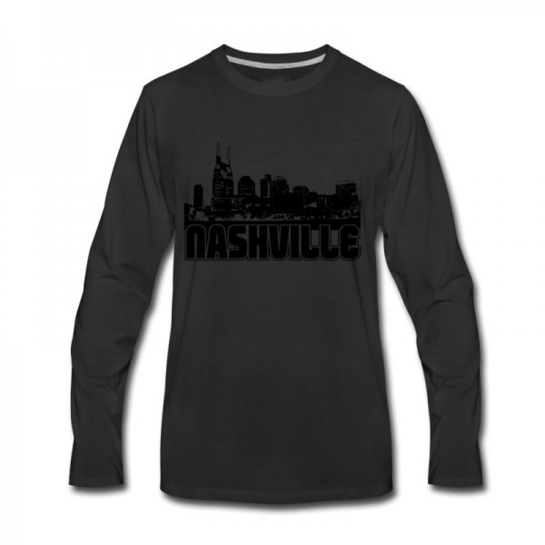 Men's Nashville Skyline Long T-Shirt