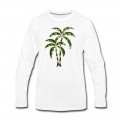 Men's Palm Tree / Tattoo Style / DD / Long T-Shirt