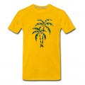 Men's Palm Tree / Tattoo Style / DD / T-Shirt