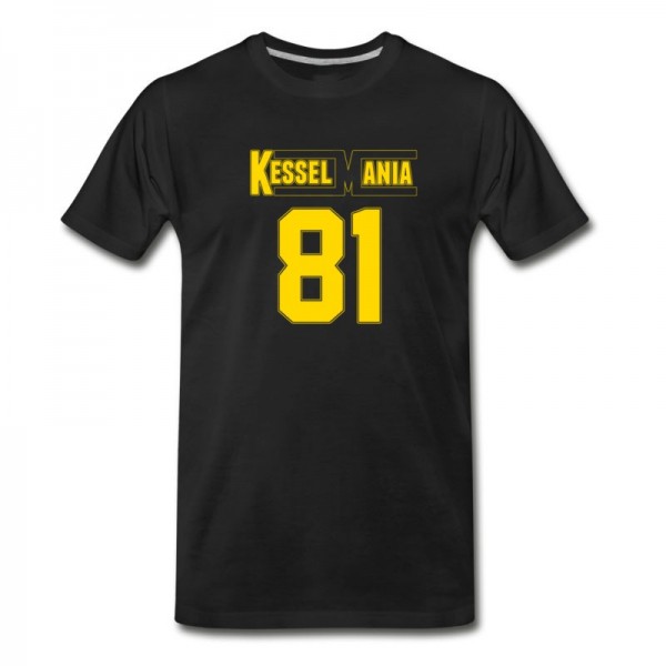 Men's Phil Kessel Mania Pittsburgh Hockey T-Shirt - Black