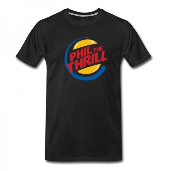 Men's Phil Kessel The Thrill Pittsburgh Hockey Player Funny T-Shirt - Black