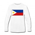 Men's Philippines Flag Long T-Shirt