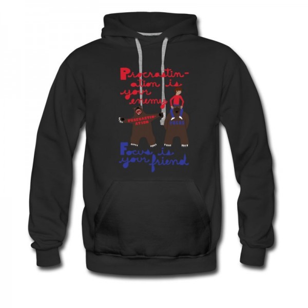 Men's procrastination friend, focus friend Hoodie