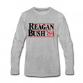 Men's Reagan Bush '84 Long T-Shirt