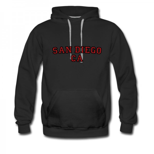 Men's San Diego CA College Hoodie