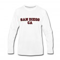 Men's San Diego CA College Long T-Shirt