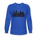 Men's San Diego Skyline Long T-Shirt