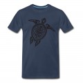 Men's Sea Turtle - Tribal T-Shirt