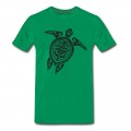 Men's Sea Turtle - Tribal T-Shirt