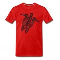 Men's Sea Turtle - Tribal T-Shirt