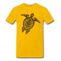 Men's Sea Turtle - Tribal T-Shirt