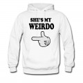 Men's shes my weirdo Hoodie