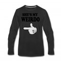 Men's shes my weirdo Long T-Shirt