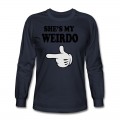 Men's shes my weirdo Long T-Shirt