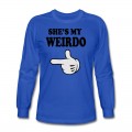 Men's shes my weirdo Long T-Shirt