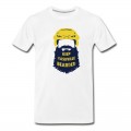 Men's Smashville Keep Nashville Bearded Playoffs Cool Fan T-Shirt - White