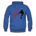 Men's Stencil Police - Street Art Pepper Spray Cop heart Hoodie