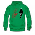 Men's Stencil Police - Street Art Pepper Spray Cop heart Hoodie