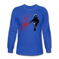 Men's Stencil Police - Street Art Pepper Spray Cop heart Long T-Shirt