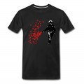 Men's Stencil Police - Street Art Pepper Spray Cop heart T-Shirt