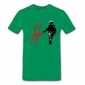 Men's Stencil Police - Street Art Pepper Spray Cop heart T-Shirt