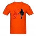 Men's Stencil Police - Street Art Pepper Spray Cop heart T-Shirt