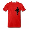 Men's Stencil Police - Street Art Pepper Spray Cop heart T-Shirt