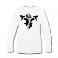 Men's Street art stencil Long T-Shirt