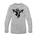 Men's Street art stencil Long T-Shirt