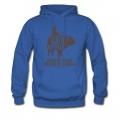 Men's The Possum Posse Guy On a Buffalo- Mauled Hoodies Hoodie