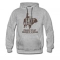 Men's The Possum Posse Guy On a Buffalo- Mauled Hoodies Hoodie