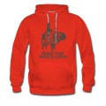 Men's The Possum Posse Guy On a Buffalo- Mauled Hoodies Hoodie