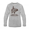 Men's The Possum Posse Guy On a Buffalo- Mauled Hoodies Long T-Shirt