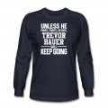 Men's Trevor Bauer Keeps On Going Unless Arizona Baseball Long T-Shirt