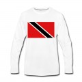 Men's Trinidad and Tobago Flag Long T-Shirt