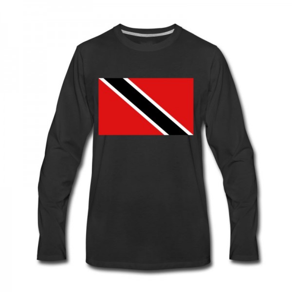 Men's Trinidad and Tobago Flag Long T-Shirt