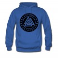 Men's Valknut, Wotan's Knot, Runes, Odin, Walhalla Hoodie