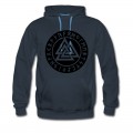 Men's Valknut, Wotan's Knot, Runes, Odin, Walhalla Hoodie