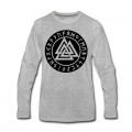 Men's Valknut, Wotan's Knot, Runes, Odin, Walhalla Long T-Shirt