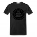 Men's Valknut, Wotan's Knot, Runes, Odin, Walhalla T-Shirt