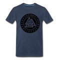 Men's Valknut, Wotan's Knot, Runes, Odin, Walhalla T-Shirt