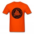 Men's Valknut, Wotan's Knot, Runes, Odin, Walhalla T-Shirt